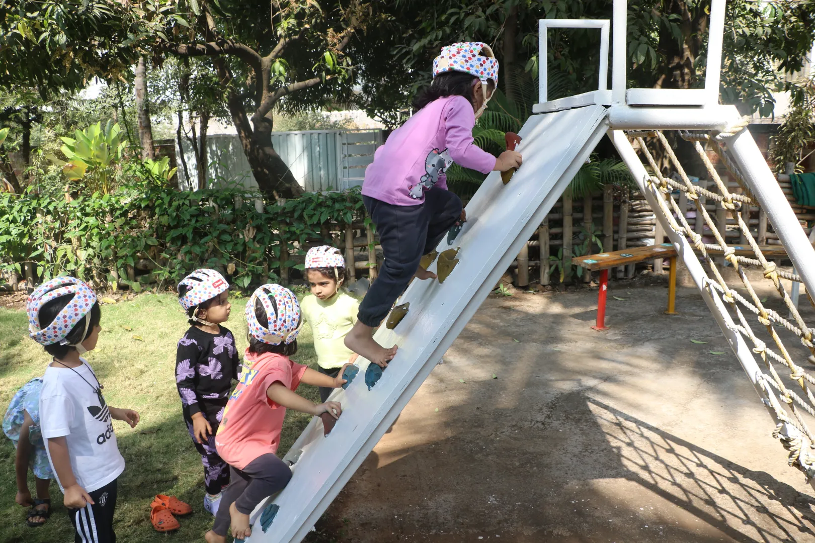 Children playing at Matern Roots Preschool